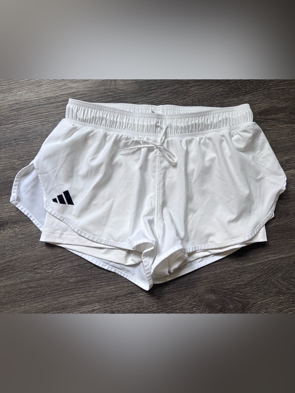 Women’s Adidas White Running Shorts